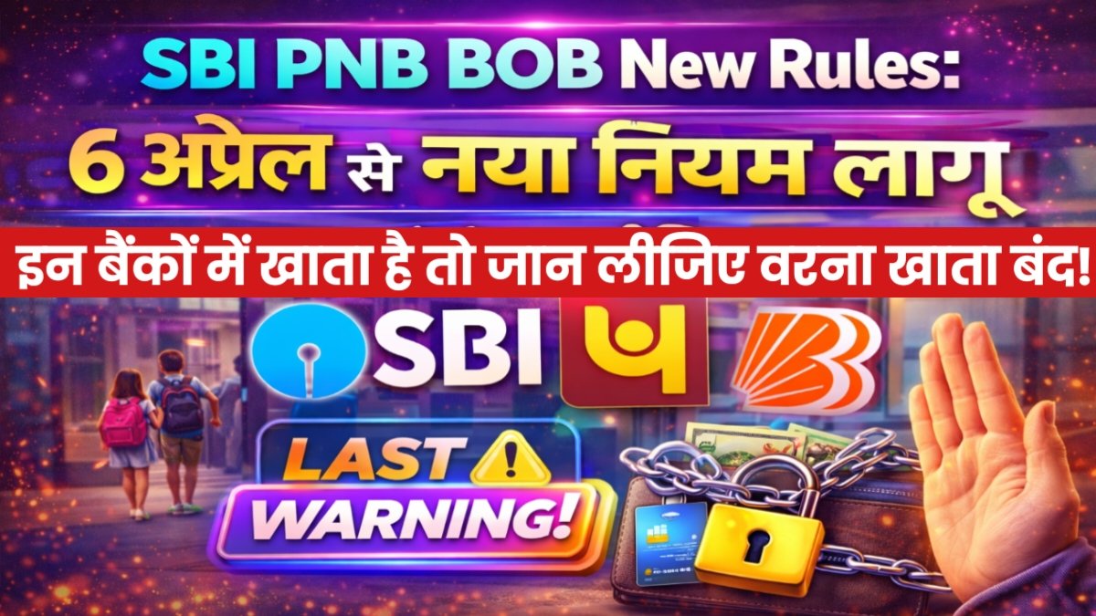 SBI PNB BOB New Rules