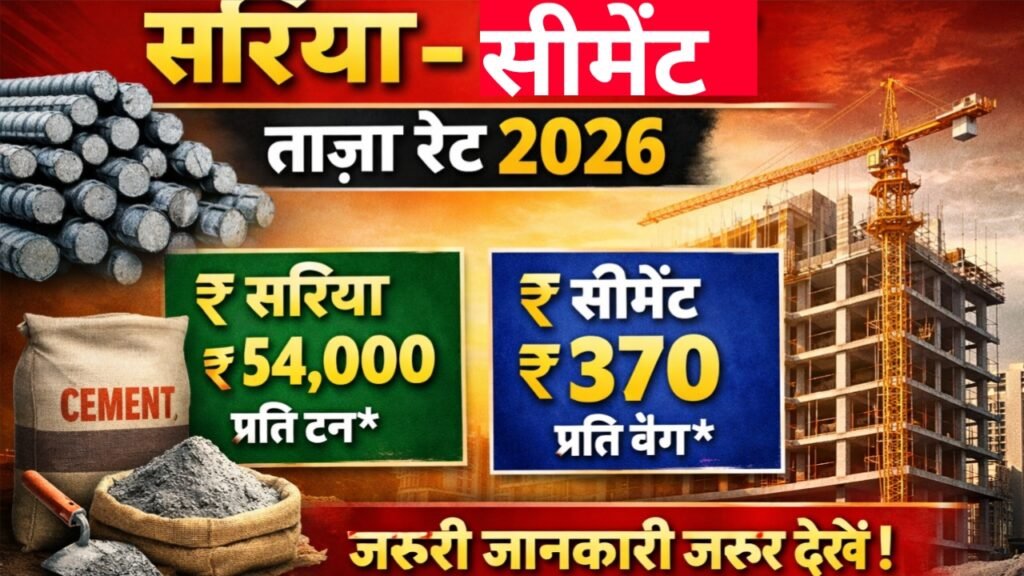 Saria Cement Rate Today